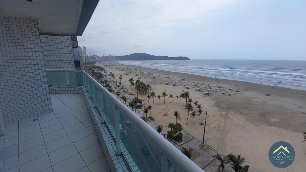 Excelente apartamento frente mar, 3 dormitórios sendo 2 suítes, 127,19 M² área útil, na Guilhermina, confira !!